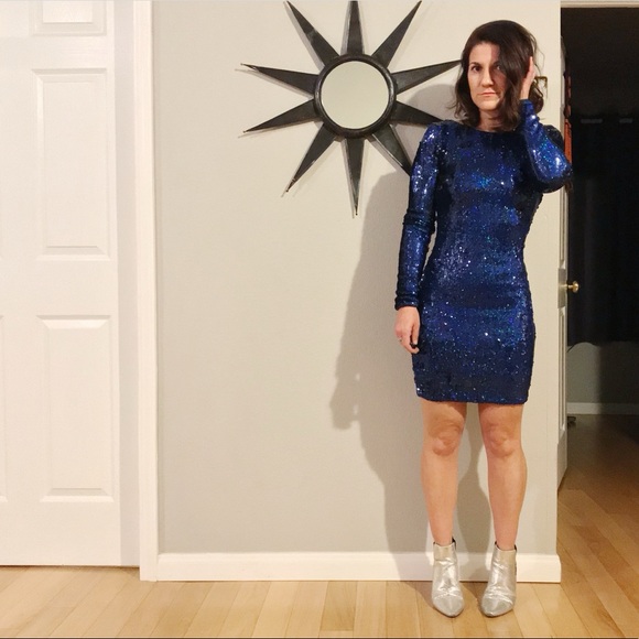 Dress the Population Sequin Dress - Picture 2 of 8